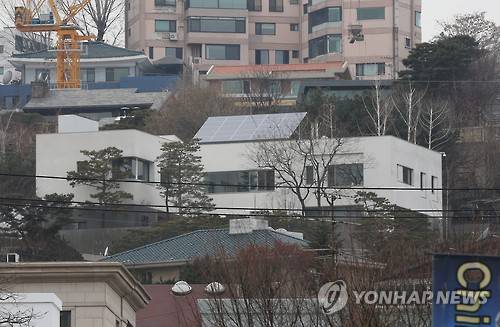 이명희 신세계그룹 회장이 소유한 서울 용산구 한남동 주택 전경. (사진=연합뉴스)