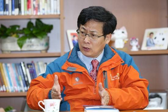 더불어민주당 최성 대선 경선후보(고양시장)(사진= 김진부 기자)