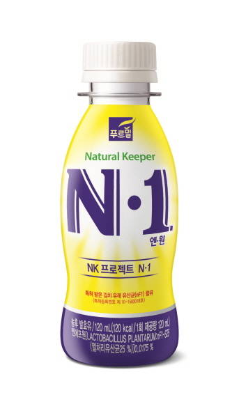 푸르밀 기능성 발효유 ‘N-1(엔원)’. (사진=푸르밀)