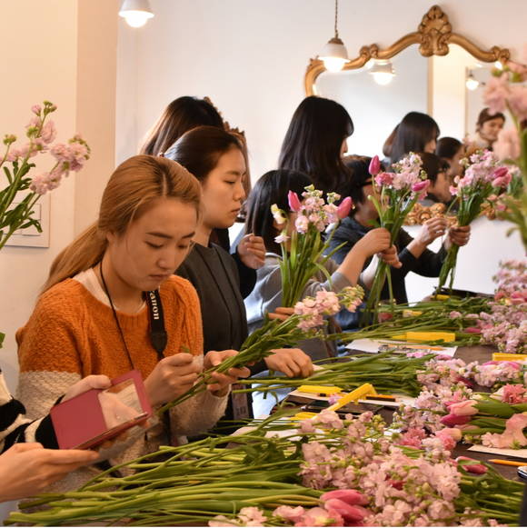 동국제약 훼라민큐 플라워 클래스. (사진=동국제약)