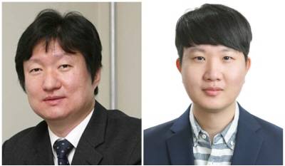 사진 왼쪽부터 박배호 교수, 윤찬수 박사과정생. (사진=건국대)
