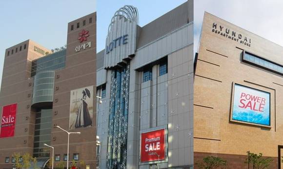 오프라인 쇼핑의 전통 강자인 백화점 업계가 위기를 맞고 있다. (사진=각 기업)