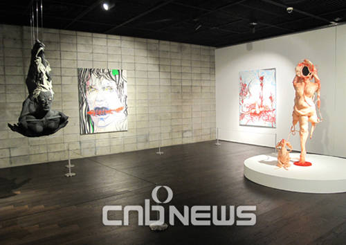 지난달 28일까지 포스코미술관에서 열린 '청춘이 청춘에게 전함' 전시회. (사진=선명규 기자)