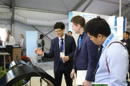 세계해양기술박람회 ‘OTC 2017’에 참가한 현대제철. (사진=현대제철)