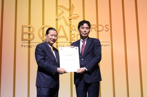 BCA AWARDS 2017 시상식 사진. (사진=현대건설)