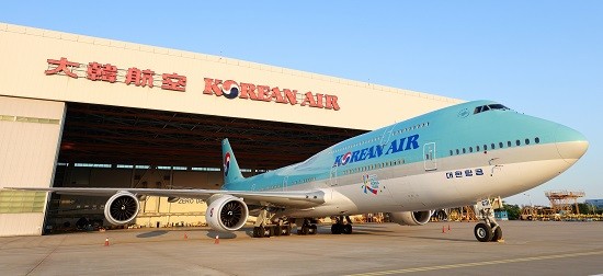 대한항공이 한국방문위원회가 추진 중인 ‘2016~2018 한국 방문의 해’ 캠페인에 적극 동참하기 위해 캠페인 엠블럼을 래핑한 항공기 10대를 추가로 운영한다. (사진=대한항공)