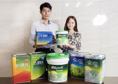 KCC는 최근 건축용 도료 대표 제품의 리뉴얼을 마쳤다. (사진=KCC)