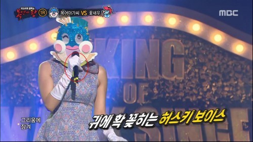 복면가왕 복어아가씨.(사진 = MBC 방송화면)