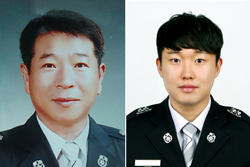 (왼쪽부터)고 이영욱 소방위, 고 이호연 소방사 (사진=LG)