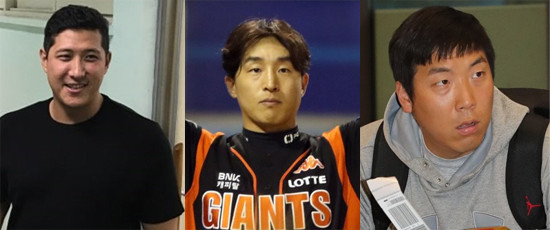 올시즌 프로야구 FA 최대어로 꼽히는 (왼쪽부터) 황재균, 손아섭, 김현수 (사진=연합뉴스 제공)