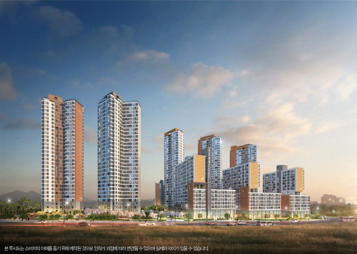 e편한세상 송파 파크센트럴 투시도. (사진=대림산업)