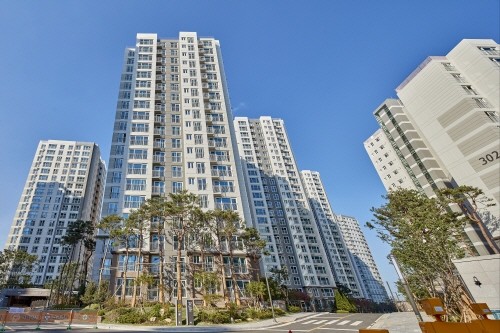 LH 광주 선운 3BL 아파트 현장 전경. (사진=한화건설)