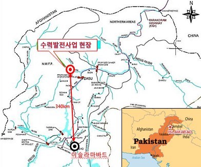 SK건설이 파키스탄에 진출하는 발전소 위치. (사진=SK건설)