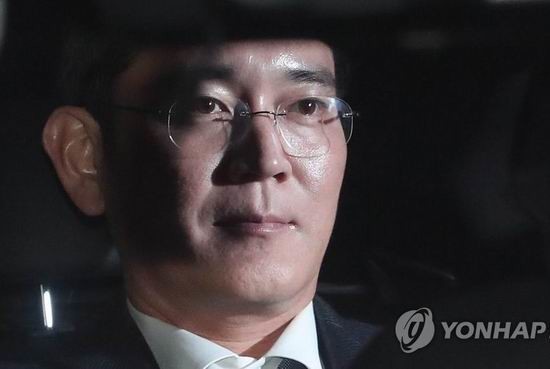 지난 2월 검찰 조사 때 이재용 삼성전자 부회장의 모습. (사진=연합뉴스)