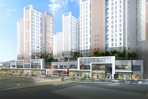 목동파크자이 상업시설 투시도. (사진=GS건설)