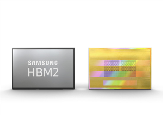 '2세대 8GB HBM2 D램'(이미지=삼성전자 제공)