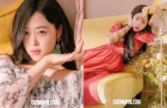 설리가 코스모폴리탄 3월호를 통해 최신 화보와 인터뷰를 공개했다. (사진 = 코스모폴리탄)