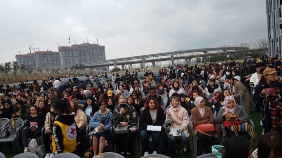 대한적십자사 인천지사의 '2018함께 걷자 인천 페스타' 장면(사진= 인천관광공사)