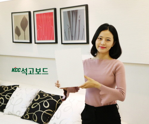 KCC가 선보인 석고보드 라이트윈. (사진=KCC)