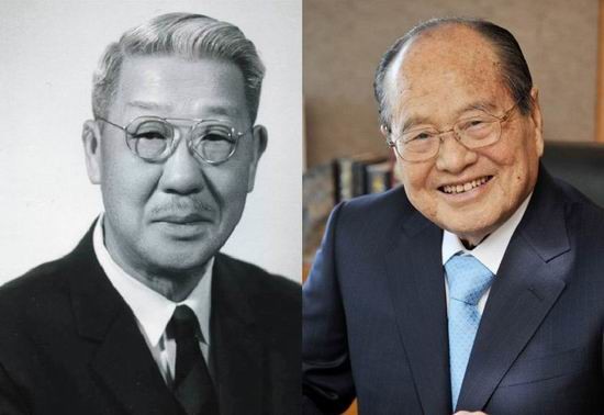 유한양행 창업주인 故 유일한 박사(왼쪽)와 한독약품 창업주 故 김신권 회장. (사진=각사 제공)