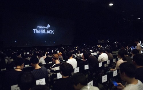 ‘메이플스토리 더 블랙 쇼케이스’에 1천 명 유저가 참석했다. (사진=넥슨)