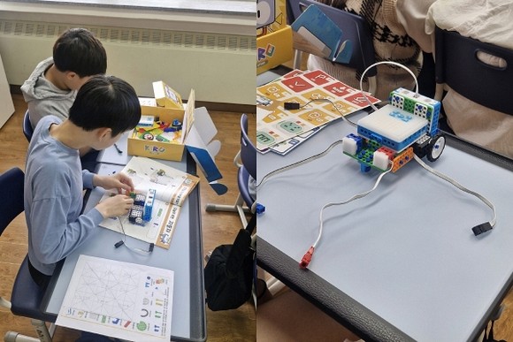 화수초등학교 AI 키로 로봇 코딩 수업