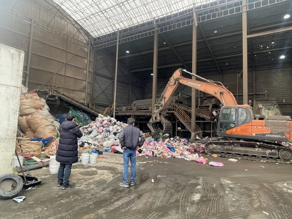 고양시가 생활폐기물 민간위탁 처리업체에 현장 답사를 진행했다.