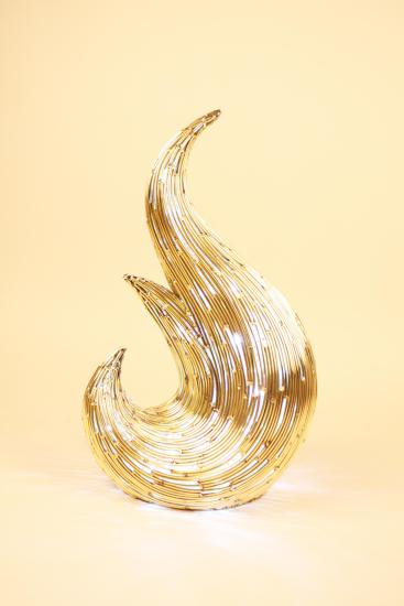 Flame / 28*23*49cm / Brass, Stainless Steel, Led / 2009